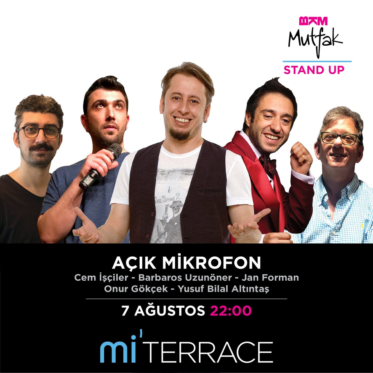 midtownbodrum's tweet photo. mi' TERRACE
+90 530 927 87 40
BKM Mutfak Açık Mikrofon BU AKŞAM saat 22:00’de
mi' TERRACE sahnesinde sizlerle
Biletler; https://t.co/ZDep9FJMU6
Ayrıca Midtown Danışma- Mas Design Store ve Etkinlik Kapı Girişlerinden de Alabilirsiniz.
#bodrum #miterrace #mibodrum #bkm #carsamba https://t.co/ZmJcvlFIqe