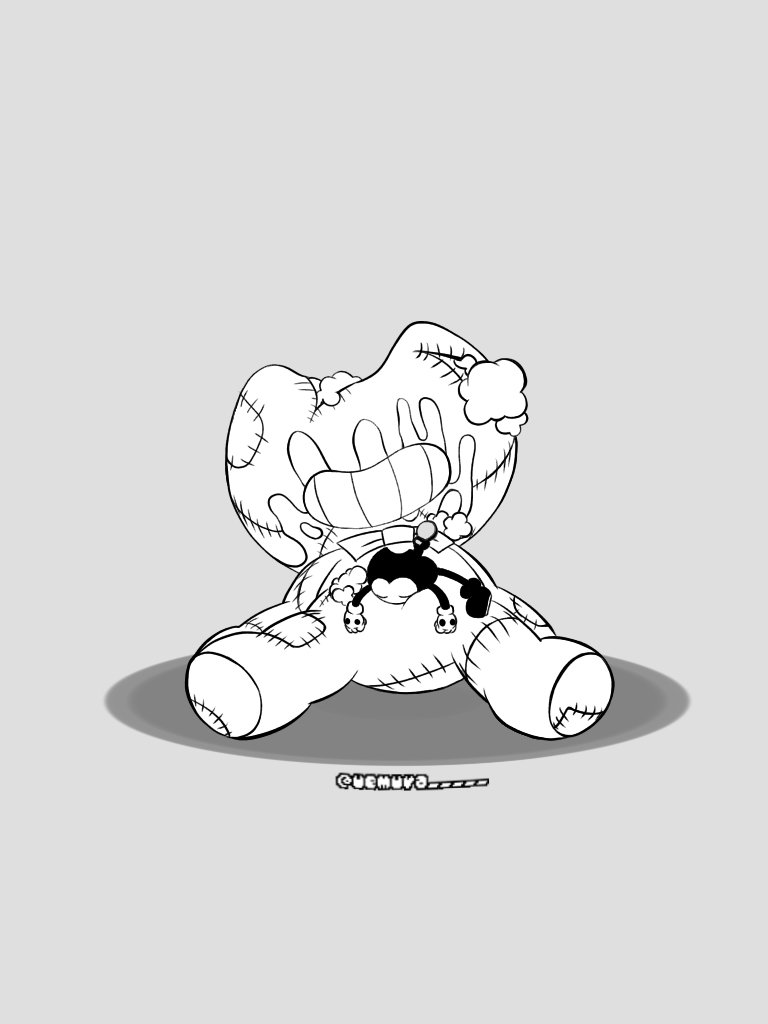 🧸 #BATIM #bendy_and_the_ink_machine #ibisPaint #アイビスペイント pixiv.net/member_illust.…