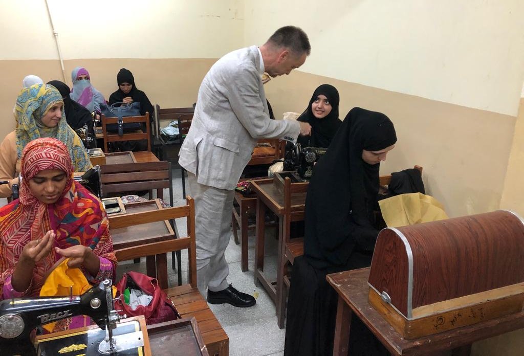 GermanyinPAK's tweet photo. Enjoyed first visit to #Rawalpindi & impressed by the work of #Behbud. Since 53 years, this non profit organisation has been working tirelessly for women empowerment. Families are given an income source and are even offered health care services. Thanks for your important work! https://t.co/L1I9NGDjPy