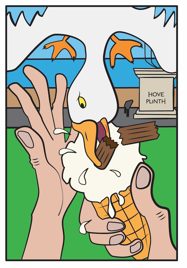PopRobotic's tweet photo. . @Viola_RS @Gull_Mad @iansample More seagull antics from Hove for you to enjoy... was inspired to draw these just last week! https://t.co/bHhxupkPBx