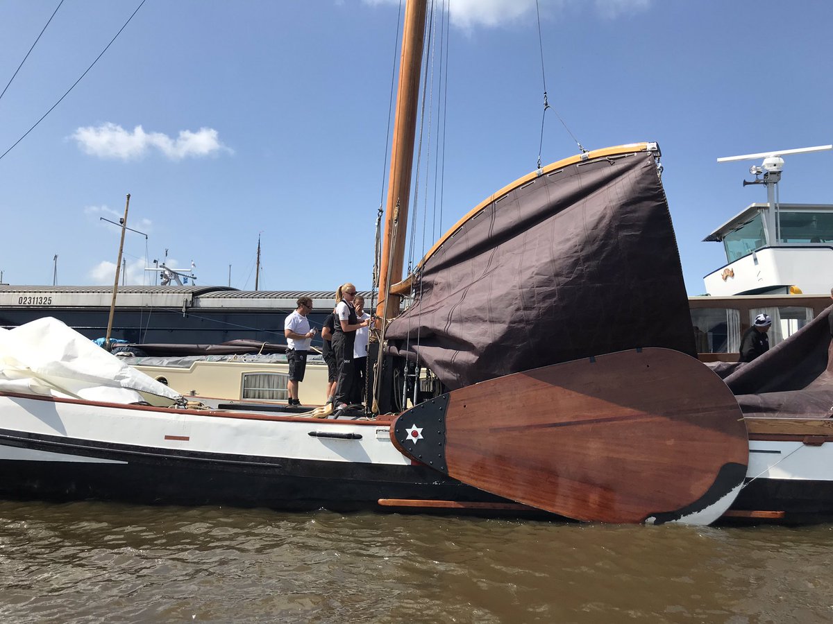 Huizum maakt zich klaar om het wedstrijdwater op te gaan. #SKS19
