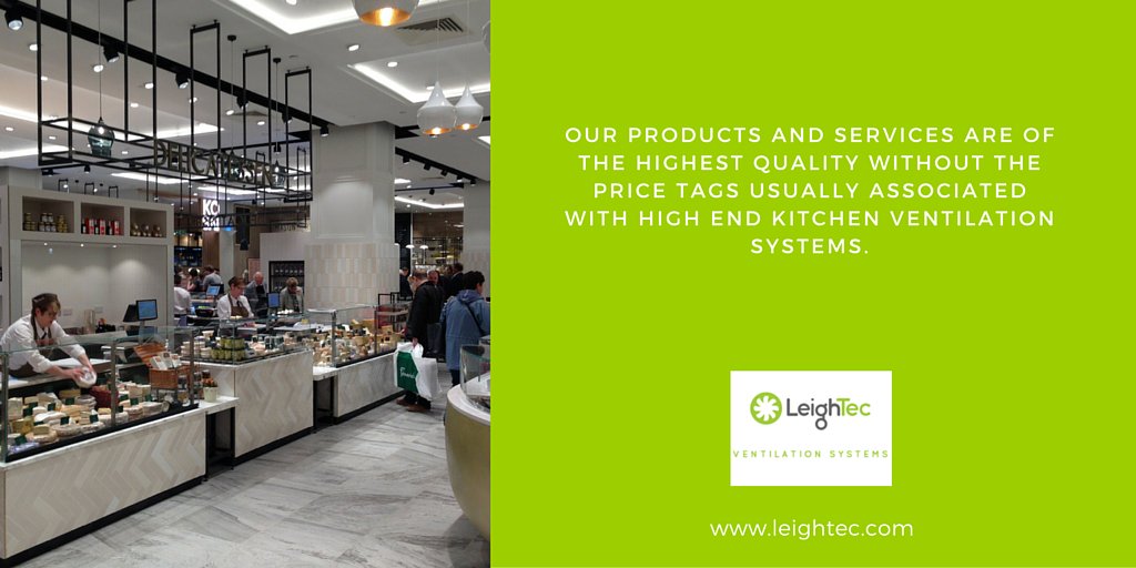 Our products and services are of the highest quality without the price tags usually associated with high end kitchen #ventilation systems! 

#commercialkitchen #canopies