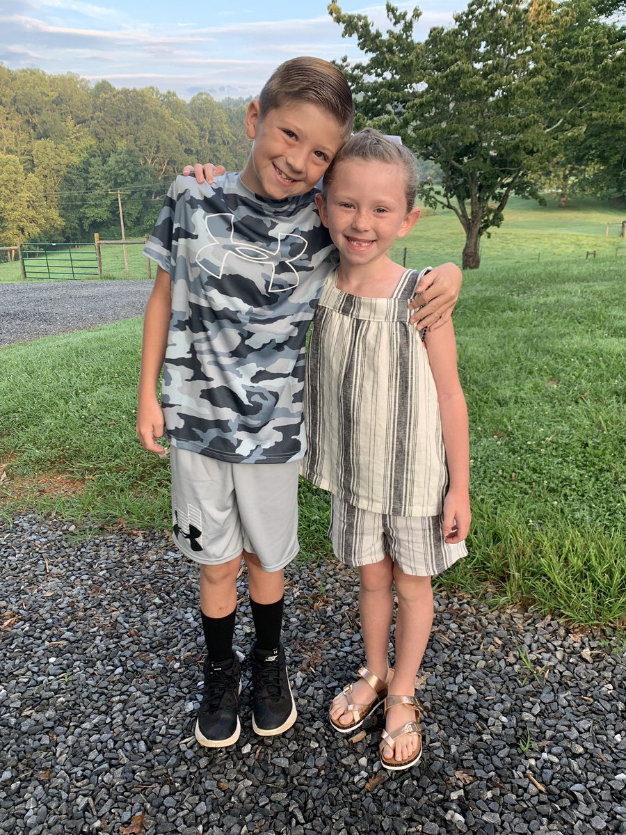 jnhall2005's tweet image. Ready for #MAfirstday!!  I can’t believe we have a 1st and 4th grader!  I can’t wait to see what amazing things are in store for all of us this year!