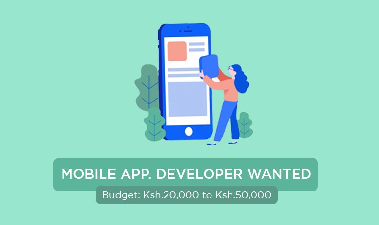 kuhustle's tweet photo. NEW JOB: I am looking for a competent mobile app. developer to help us add a few more functionalities on the app before we take it live. 
Budget:~Ksh.50,000
Send quote👉https://t.co/zaIfimq4Tp

#IkoKaziKE #WednesdayWisdom #WednesdayThoughts #kfcbhostsmtfscreenings #ShamelessJSC https://t.co/dkPQDncPQT