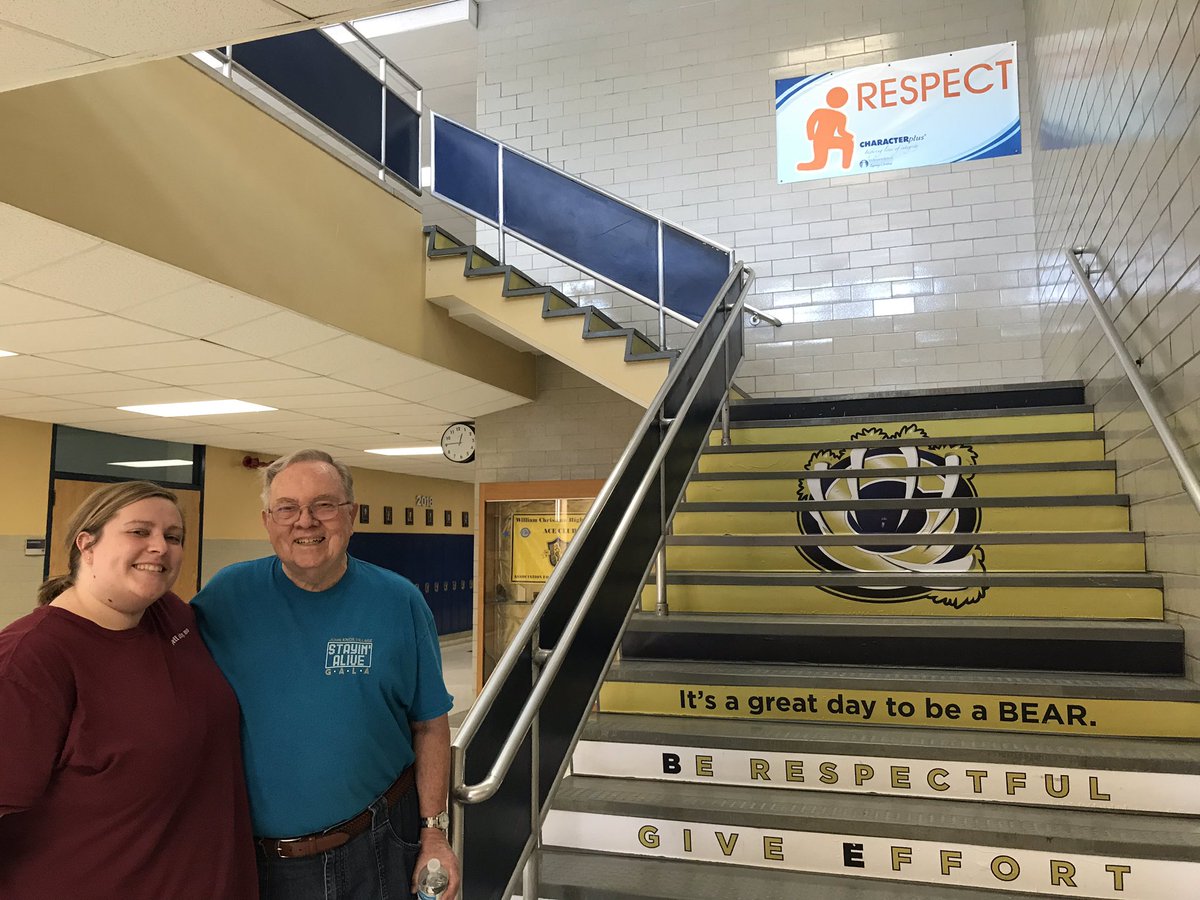 Enjoyed visiting Katie Cangelose while she was setting up her new classroom <a href="/ChrismanBears/">William Chrisman</a>. <a href="/ISDSchools/">Independence School District</a>. This is the same school that her grandfather John Scotty Campbell taught in the mid-to-late 1960’s. #fullcircle