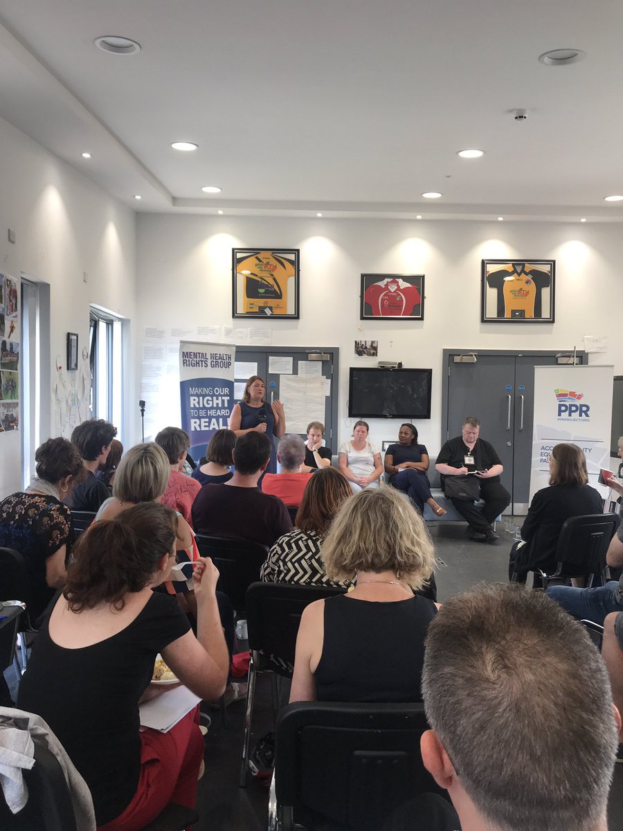 PPR_Org's tweet photo. Our chair for today @andreemurphy of @RelsForJustice kicks off the #SuspectCommunities event up in @GlorNaMona by identifying key similarities between surveillance during the conflict and surveillance today in a non-military era. https://t.co/Vzh6hdpUtu