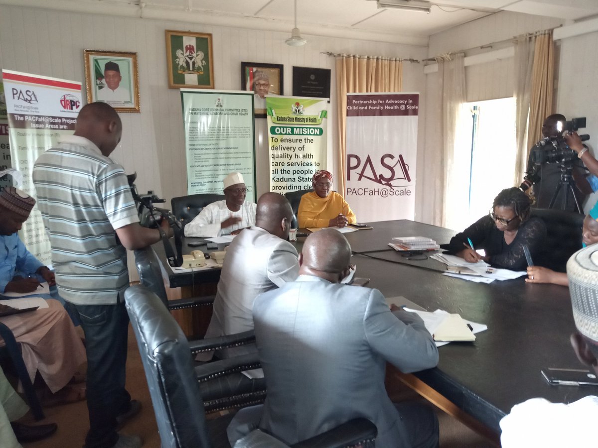 <a href="/imc_nigeria/">IMC Nigeria</a> @diddin_dada <a href="/GIWAC/">Global Initiative for Women & Children</a> <a href="/mafahsu/">MAFAHSU</a> <a href="/drpc_nig/">development Research and Projects Centre (dRPC)</a> Happening now is Advocacy Visit and speaking is Perm Sec. KMoH and present at visit is <a href="/HafsatMohBaba/">Hafsat M Baba</a> Hon. Comm. <a href="/KDHSSD/">Human Services & Social Development Kaduna</a>