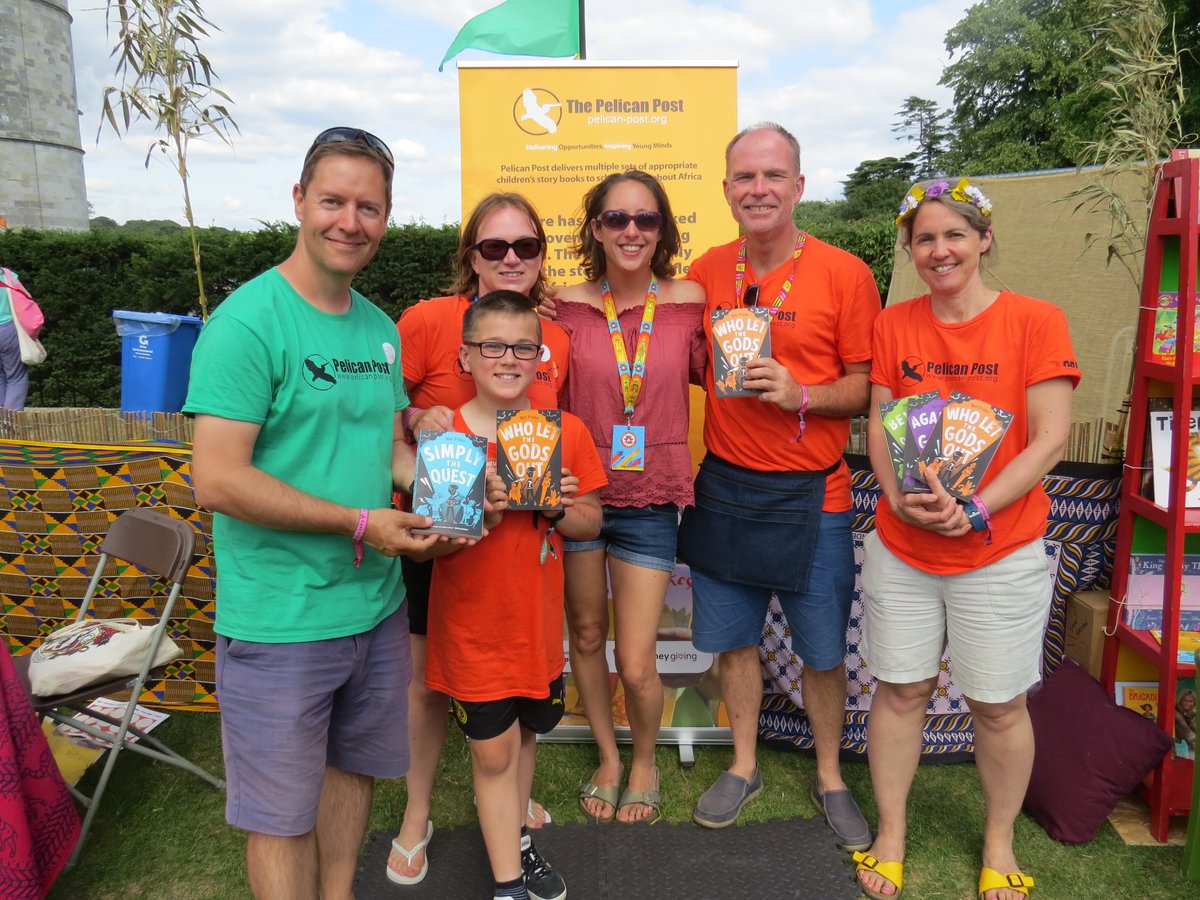 pelicanpost's tweet photo. Hey @MaryAliceEvans @chickenhsebooks tks for a truly epic performance last week @CampBestival. loved having you and thank you for all your support.  To our lovely followers - if you ever get a chance to see the marvellous Maz Evans on a book tour - dont miss out! https://t.co/4LW4LSRdBB