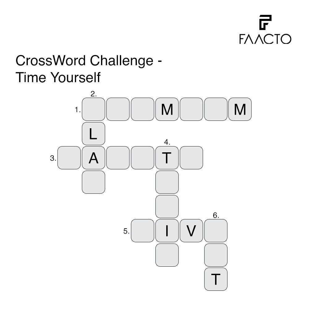 Faactohealth's tweet photo. SWIPE LEFT FOR CLUES! It’s time to exercise the brain. Comment below with your answer and time!
#crossword #puzzle #instagram #fitness #mindgame #genius #fitness #faacto #strength #fitfam #instagames #instachallenges #workout #playhard #nopainnogain #fitnessfanatics #brainy https://t.co/9rKIn0WuGI