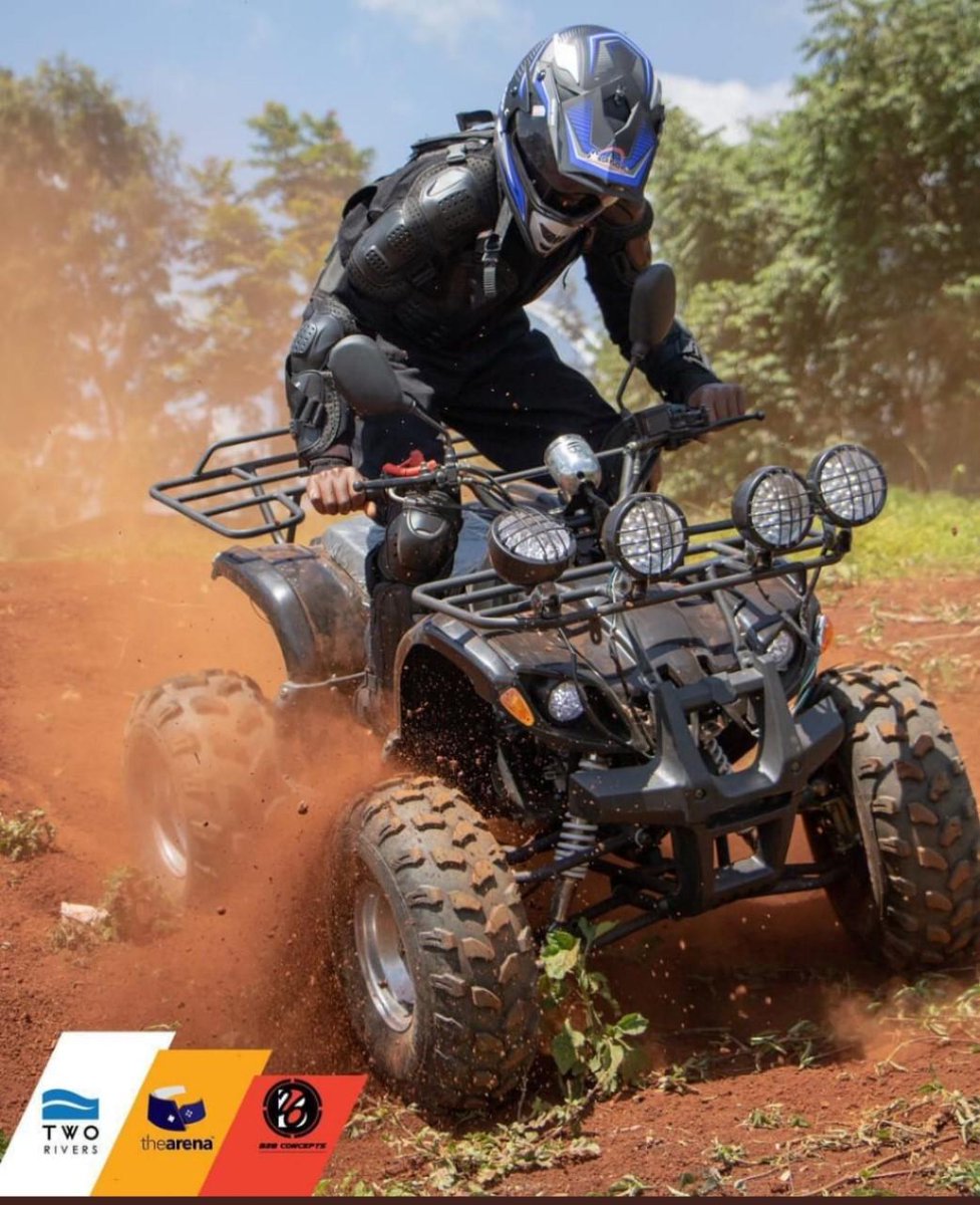 TwoRivers_KE's tweet image. Kick up some dirt this August holiday with a thrilling quad bike excursion at @TheArena19 , paintball and robot wars. Bring a friend or squad and indulge in the fun! #TwoGoodToBeTrue #TwoMuchFun 😊😎