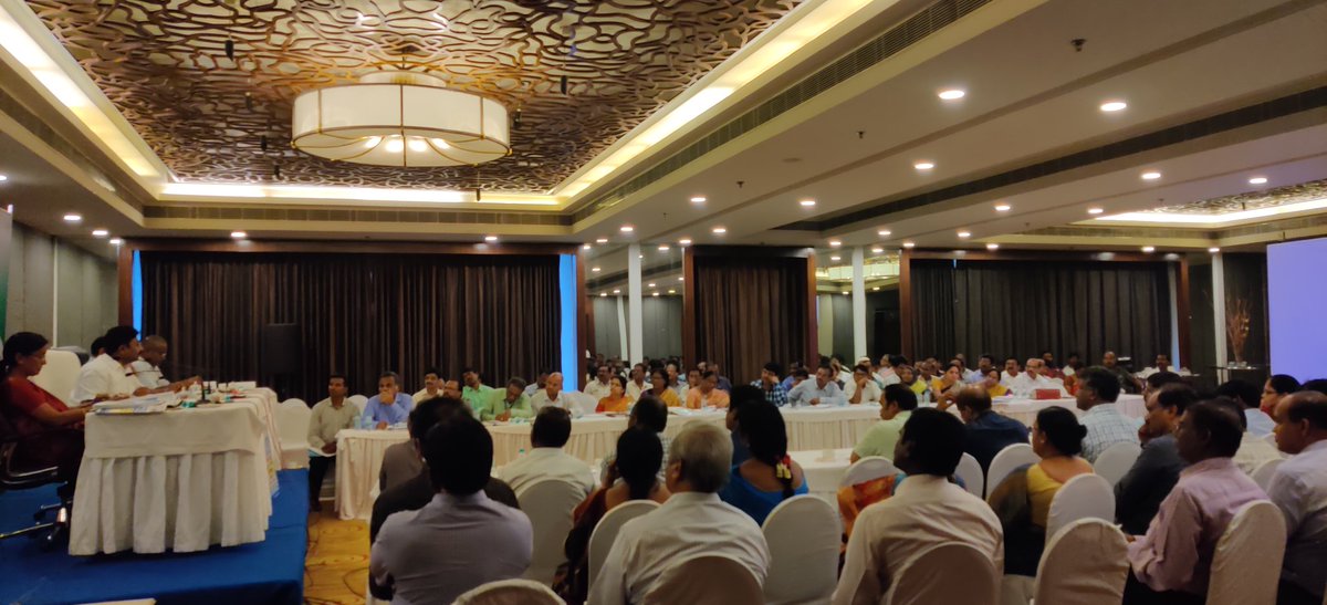 Hon'ble Minister of Education Shri A. Suresh interacts with RJDSEs, DEOs, POs, RIOs &amp; DVEOs, says 'work together towards strengthening public education system'. He reiterates Education is the key priority area for govt.
  <a href="/AndhraPradeshCM/">CMO Andhra Pradesh</a> <a href="/rajbudithi65/">Rajsekhar Budithi</a> <a href="/BadiParivartana/">Badi Parivartana</a>