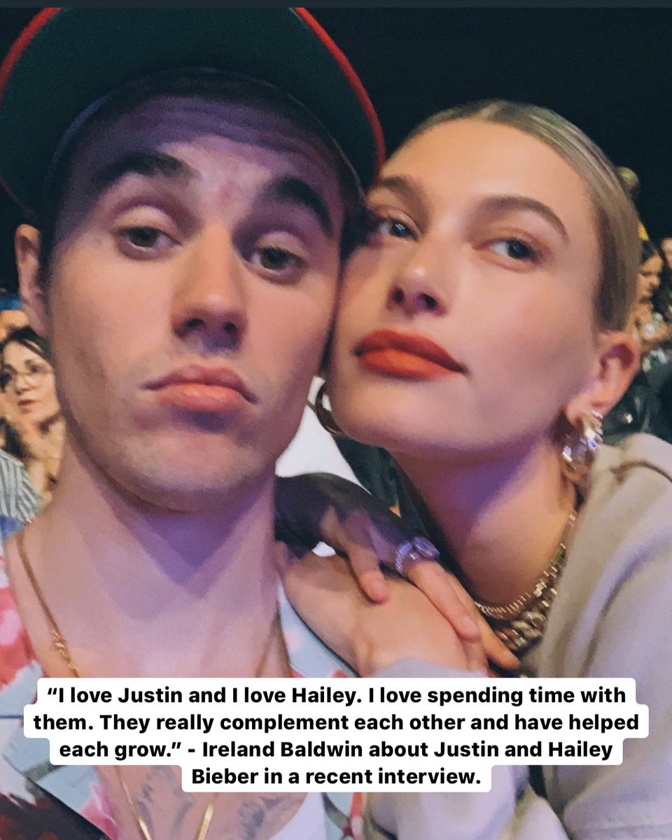 Justin Bieber Crew On Twitter Ireland Baldwin Spoke About