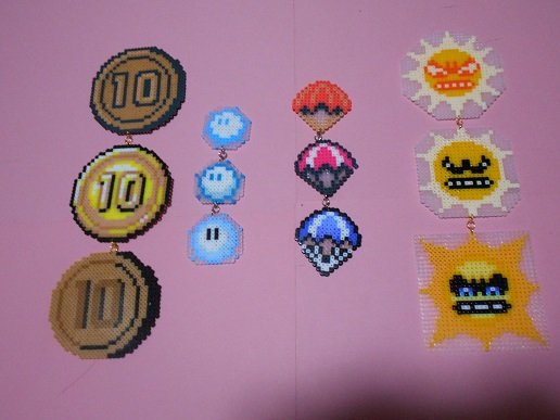 しばシマイ 吉野真由美 على تويتر スーパーマリオメーカー２ T Co Dnxsibbj2h より いろんなパーツを ミニフューズビーズ つくってみました ノ 同じアイテムでも 使うマリオによって表現がかわって それぞれ素敵なドットアイテムですよねっ