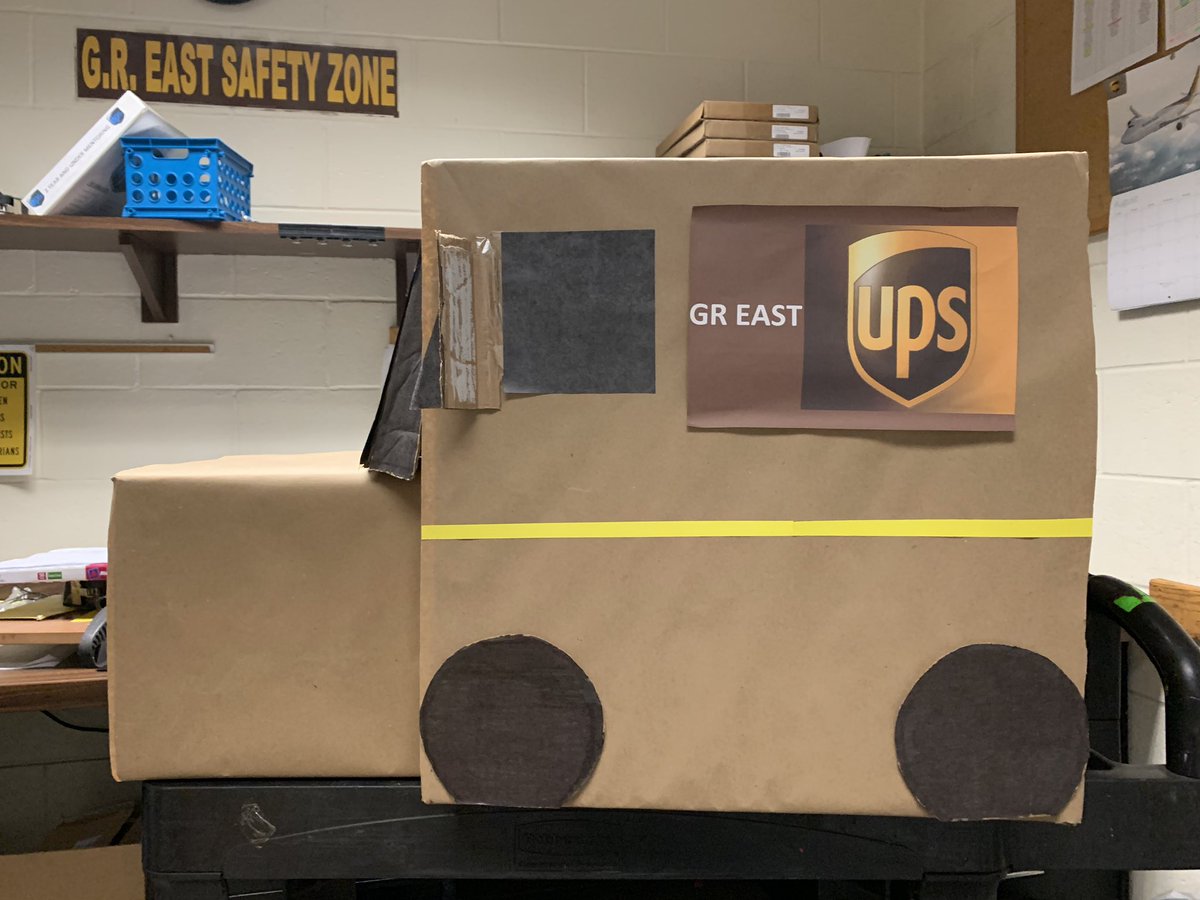 ToddThiel3's tweet photo. Just need the shop to get us a plate and a DVIR and she’ll be legal and ready for some activities! Shoutout to the @GrEastCHSP committee for #thinkingoutsidethebox  @PaulHuyser @Mark_L_Smith @johngiffel11 https://t.co/bcPiX2VqAU
