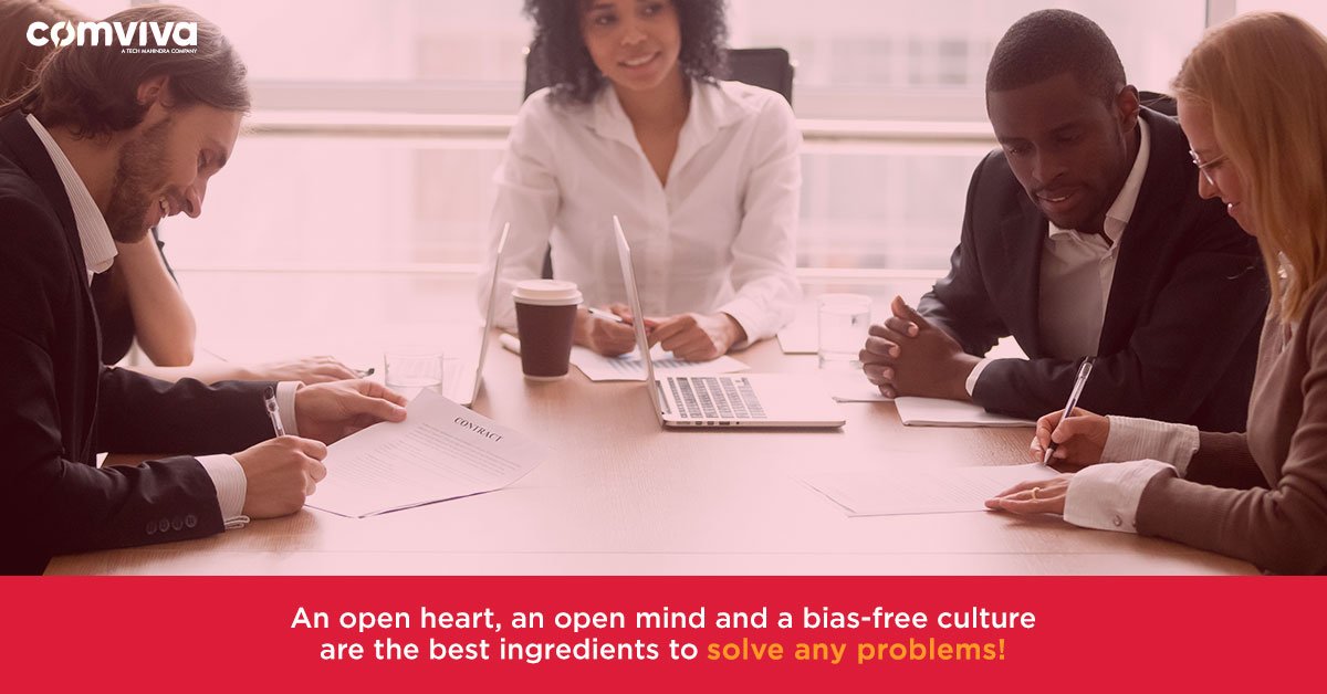 ComvivaTech's tweet photo. Comvivians gained new insights in yet another classroom conversation on our Culture, the Comviva Way. Senior Leader Amit Sanyal discussed tough questions and busted myths on the ingredients and processes that make our culture ‘Open and Bias-Free’. https://t.co/mP3nuO1fjK