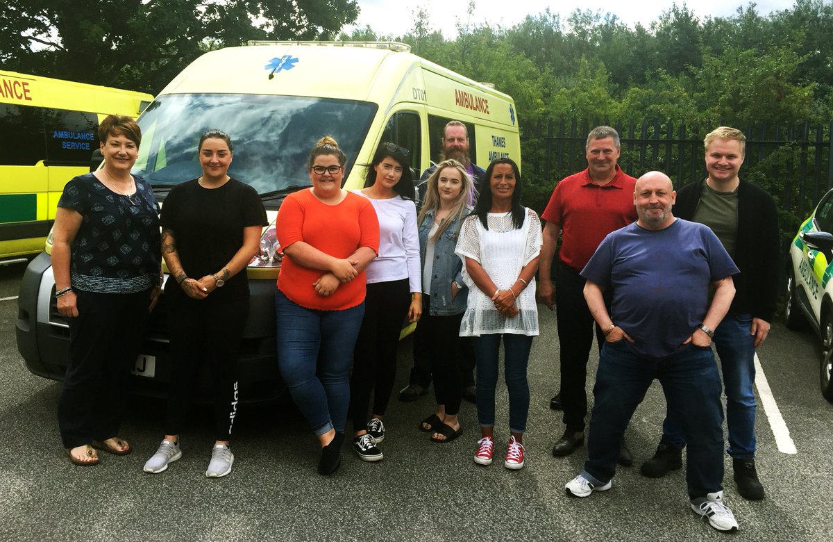 UKTASL's tweet photo. Please help us welcome our newest batch of Ambulance Care Assistants (including the new crew member who managed to slip out of this picture)! https://t.co/MPQSmWJ8t7