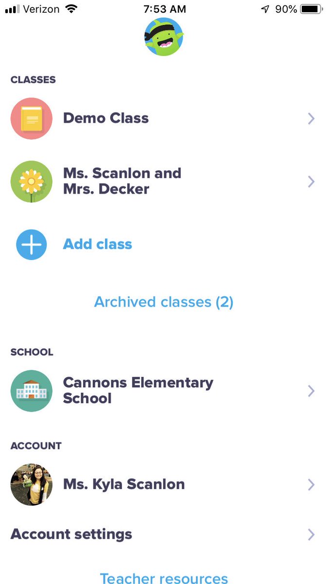 kyla_scanlon's tweet photo. Setting up @ClassDojo is always my favorite part of the school year! So grateful @caithend showed me all the tips a few years ago 💛💙 #teacherfriends #thanksforquiethours https://t.co/NuMtPXwFCq