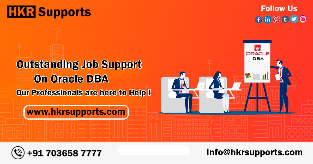 HkrSupports's tweet image. Don’t miss the opportunity of taking Oracle DBA Job Support by HKR Supports. Why because one can overcome the inability of dealing the complex tasks.
visit: hkrsupports.com or
contact : +91 7036587777
#oracleDBA #oraclejobsupport #expertdevelopers #techsupport #technology