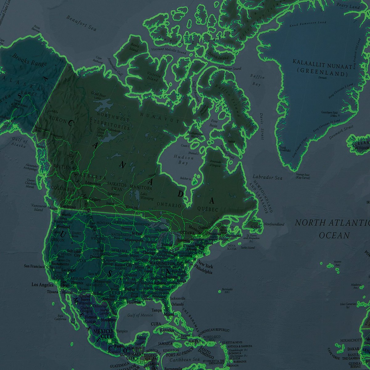 mapsinter's tweet image. Perfect for a child's bedroom, this Kids Glow in the Dark Map of the World is a fun educational tool as well as providing a welcome distraction for those that might be scared of the dark! 
ed.gr/bri9k
#glowinthedarkmaps #worldmaps #mapsforkids #kidsroom #mapsinter