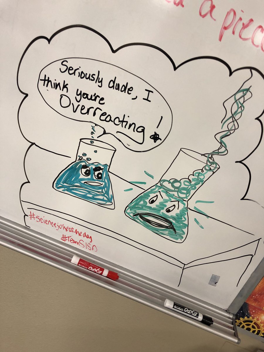 AfarmerSisd's tweet photo. #sciencejokeoftheday (Tuesday) @MontwoodHS #TeamSISD https://t.co/2HllnNItu1