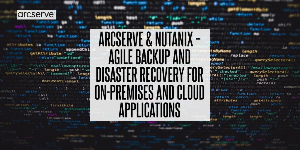 Arcserve UDP delivers holistic protection of physical servers, virtual machines and #cloud instances with #disasterrecovery to <a href="/nutanix/">Nutanix Inc.</a> AHV. Watch our joint webinar to learn more about how Arcserve can protect your Nutanix environments ow.ly/dXM250vqE6L