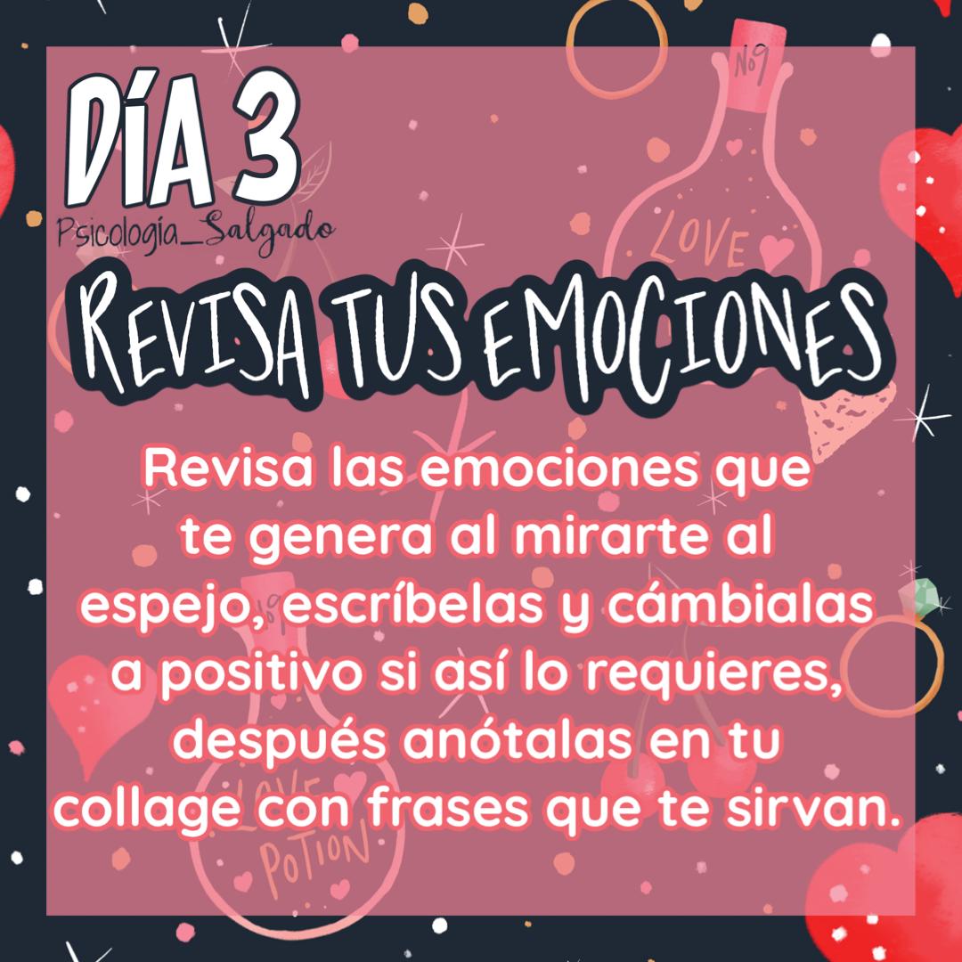 Psicologia_Sal's tweet photo. Revisan las emociones que te genera al mirarte al espejo, anótalas y cámbialas a positivo si así lo requieres, y anótalas en tu collage con frases que te sirvan.
¡Buenos días!
💜🕉🙌🏻✨
#FelizMiércoles
#BuenMiércoles
#ClubDelAmorPropio https://t.co/1dw02zNrz6