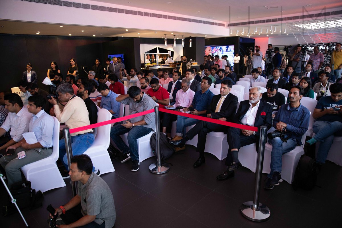 HelmExp's tweet photo. Celebrating at the Helm, 2 electric launches in 1 day, Audi Gurugram’s all new state of the art terminal &amp; the brand’s first electric SUV, Audi e-tron! #audigurugram #etron #audi #audiin #launchpad #rings #electric #helmexp #helmexperiential https://t.co/7TMuS8x6Lv