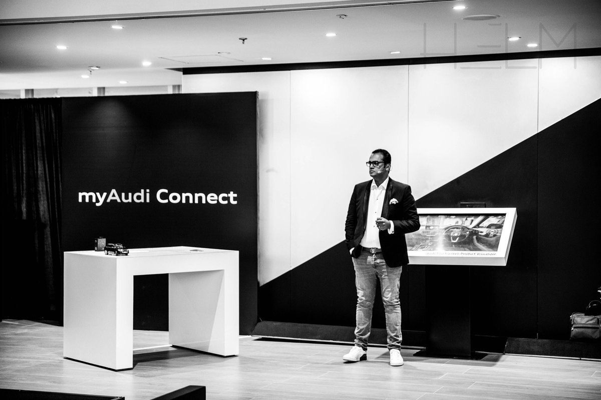 HelmExp's tweet photo. Celebrating at the Helm, 2 electric launches in 1 day, Audi Gurugram’s all new state of the art terminal &amp; the brand’s first electric SUV, Audi e-tron! #audigurugram #etron #audi #audiin #launchpad #rings #electric #helmexp #helmexperiential https://t.co/7TMuS8x6Lv