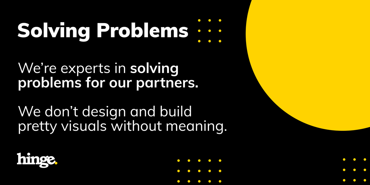 hinge_agency's tweet photo. Solving problems for our partners is really important in order to achieve the main purpose and goals 👌

#solvingproblems #digitalagency #problems #partners #wewanttohelp #hingeagency https://t.co/bZ6OlxZzQH