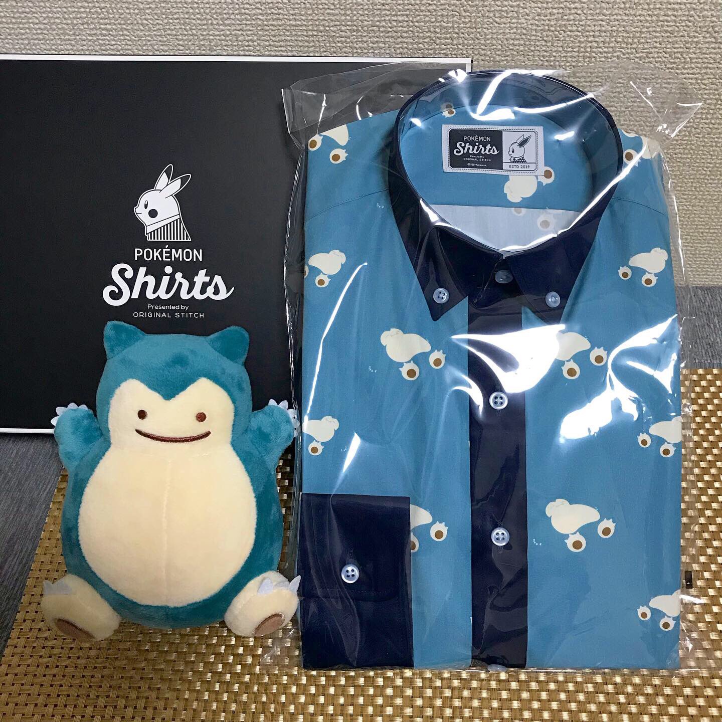 ポケモン シャツ 長袖シャツ カビゴン 総柄 - メルカリ