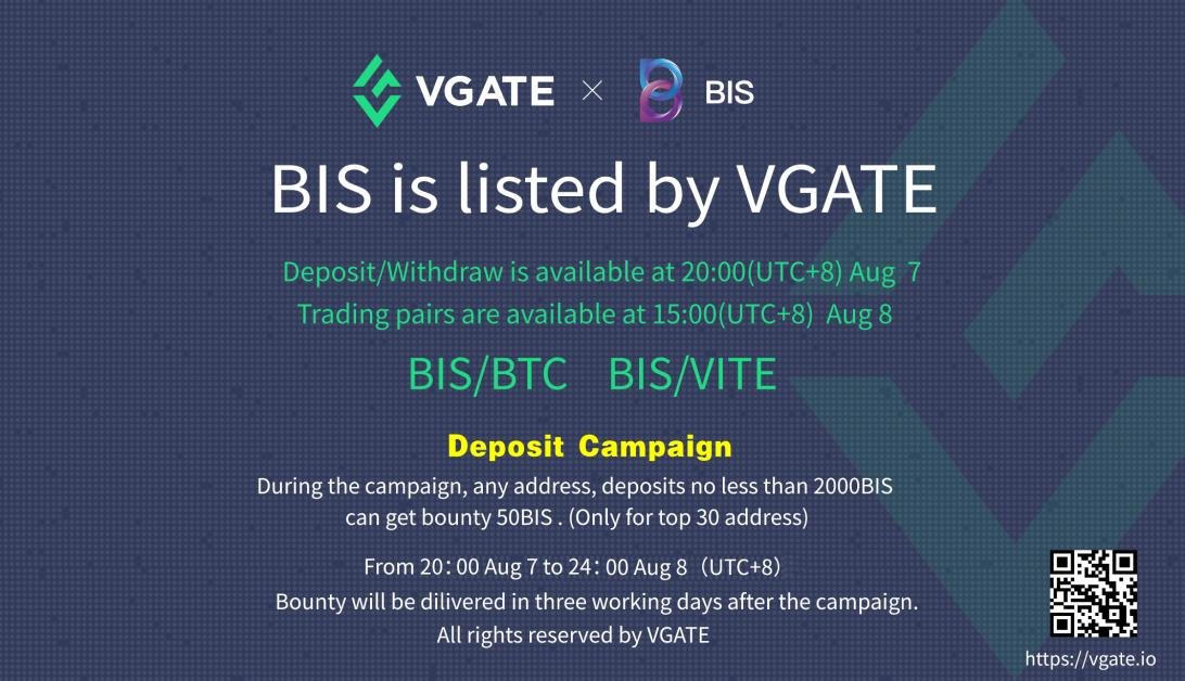 BismuthPlatform's tweet photo. #Bismuth is now listed on https://t.co/o0wFXDeWm6
$BIS Bounty Campaign added for deposits. https://t.co/n3c20NqCdu