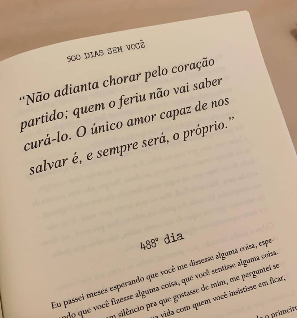 Feferrarezi's tweet photo. Trecho do livro 500 dias sem você...
#Queroler
#Leitura
#Livros https://t.co/flOqT8SQR2