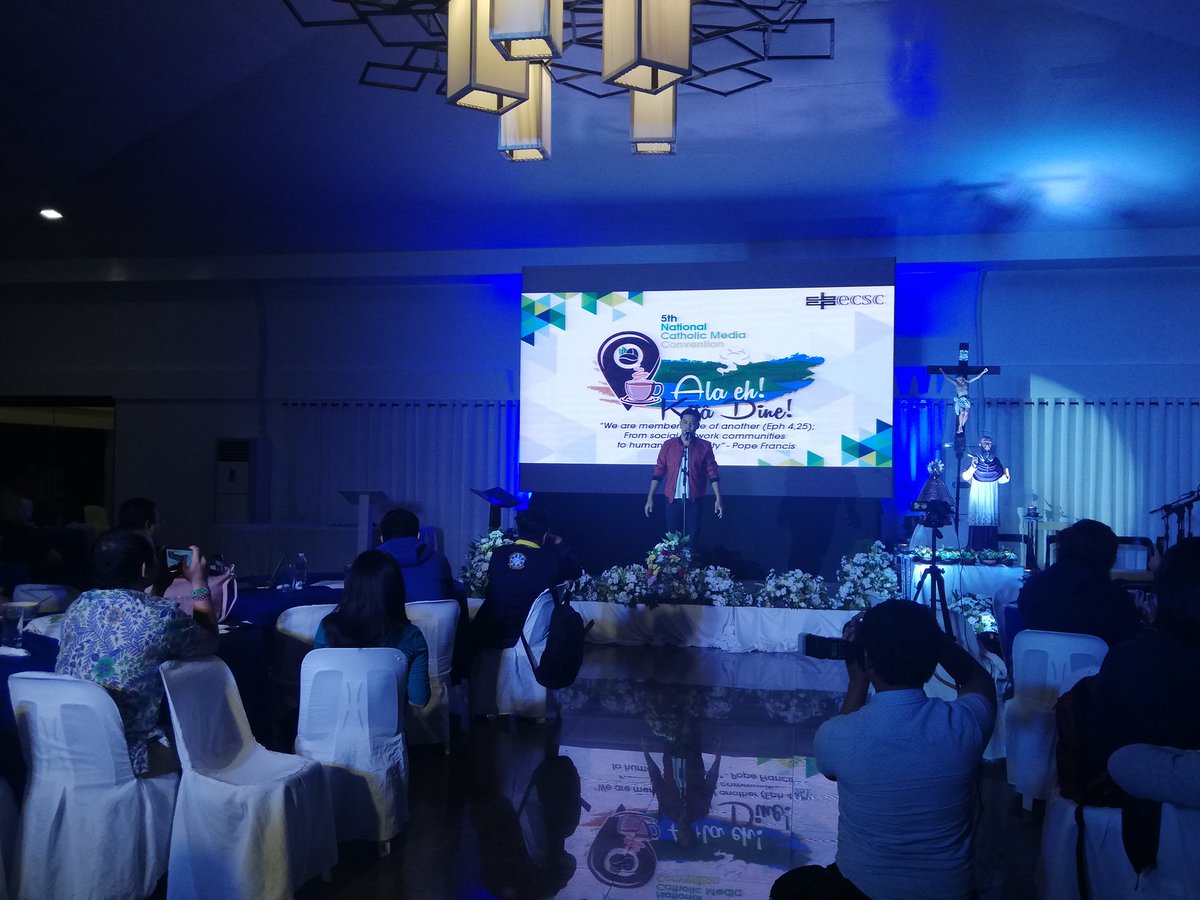 RCBN_DioNova's tweet photo. Mr. Carlo Hornilla and his Ampalaya Monologues: First Date #NCM2019 #OneMedia2019 #DioNova #August72019 #AlaEhKitaDine https://t.co/atFAFq9cTJ