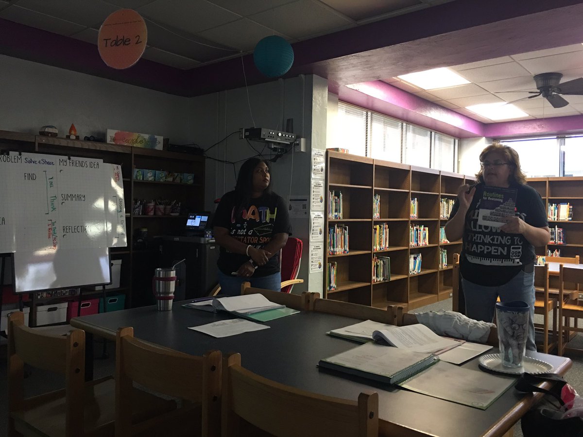 DebMongato's tweet photo. Exciting math workshop presented by math experts Amy Spies and Christina Rajcooar at RJ Longsteet @rjlCardinals @auspies @christina81883 https://t.co/YwnU4PdvCi