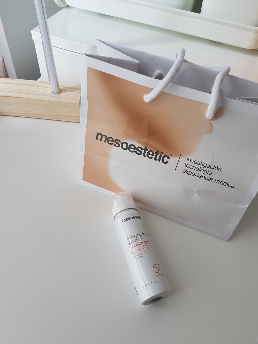 maiteflo's tweet photo. Desde @charhadas me llego la bruma facial de @mesoestetic con alta protección apta para todo tipo de pieles
#mesoestetic #mesoesteticexperience #mesoprotech #chtesterclub https://t.co/eBiZcXVXrE
