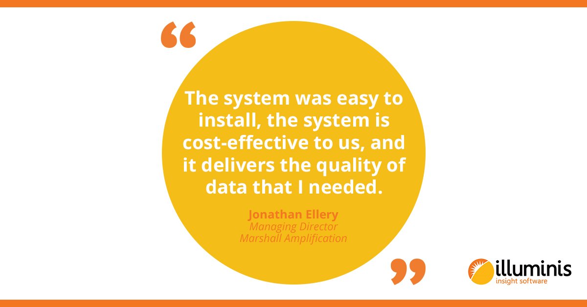 IlluminisUK's tweet photo. Is your company's integrated #ManufacturingSystem failing to deliver the level of #reporting needed to #MonitorPerformance across departments?
This was experienced by the MD of #MarshallAmps until he identified Octelas #BusinessReporting Software as the right tool for the job. https://t.co/HxvXEC3k1j