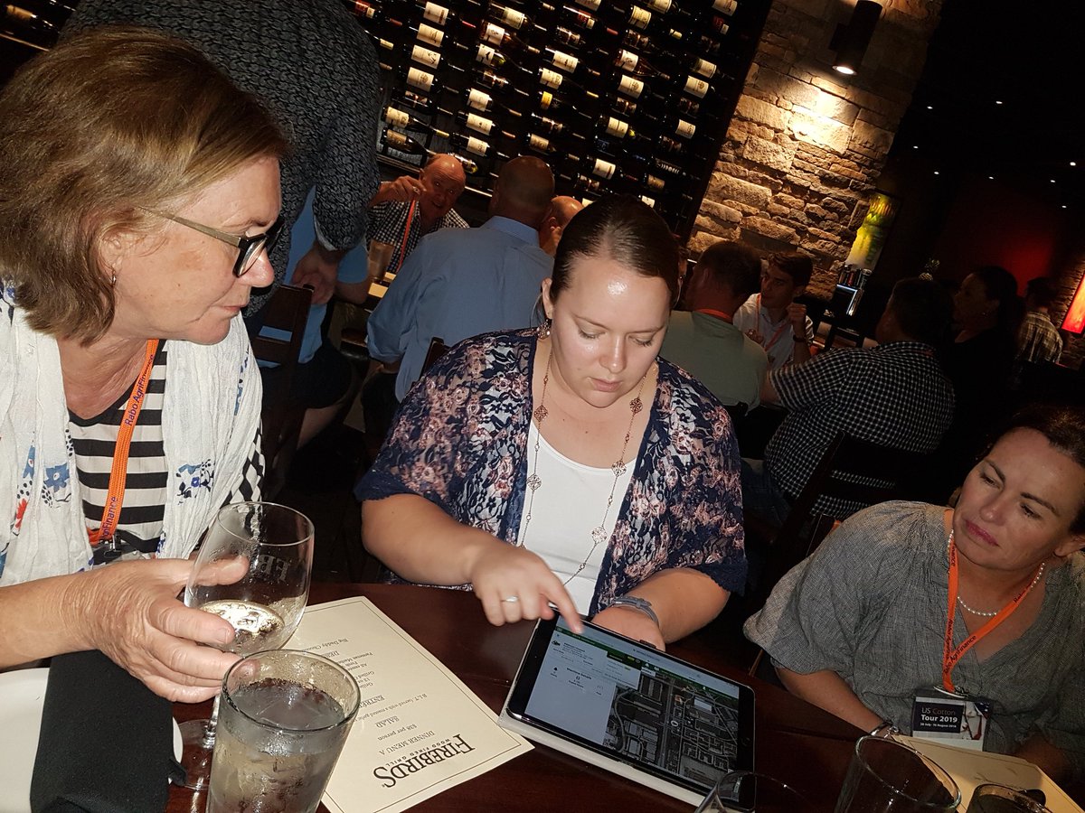 polanna1's tweet photo. Ladies getting the run down on JD Link and the John Deere Operation Centre. Amazing technology to increase efficiency, track acreage and assist in the recording of tractor maintenance &amp; management - just to mention a few! #RaboCottonTour #JohnDeere #JDLink @GeorgiaColley5 https://t.co/A2oFH7dvWr
