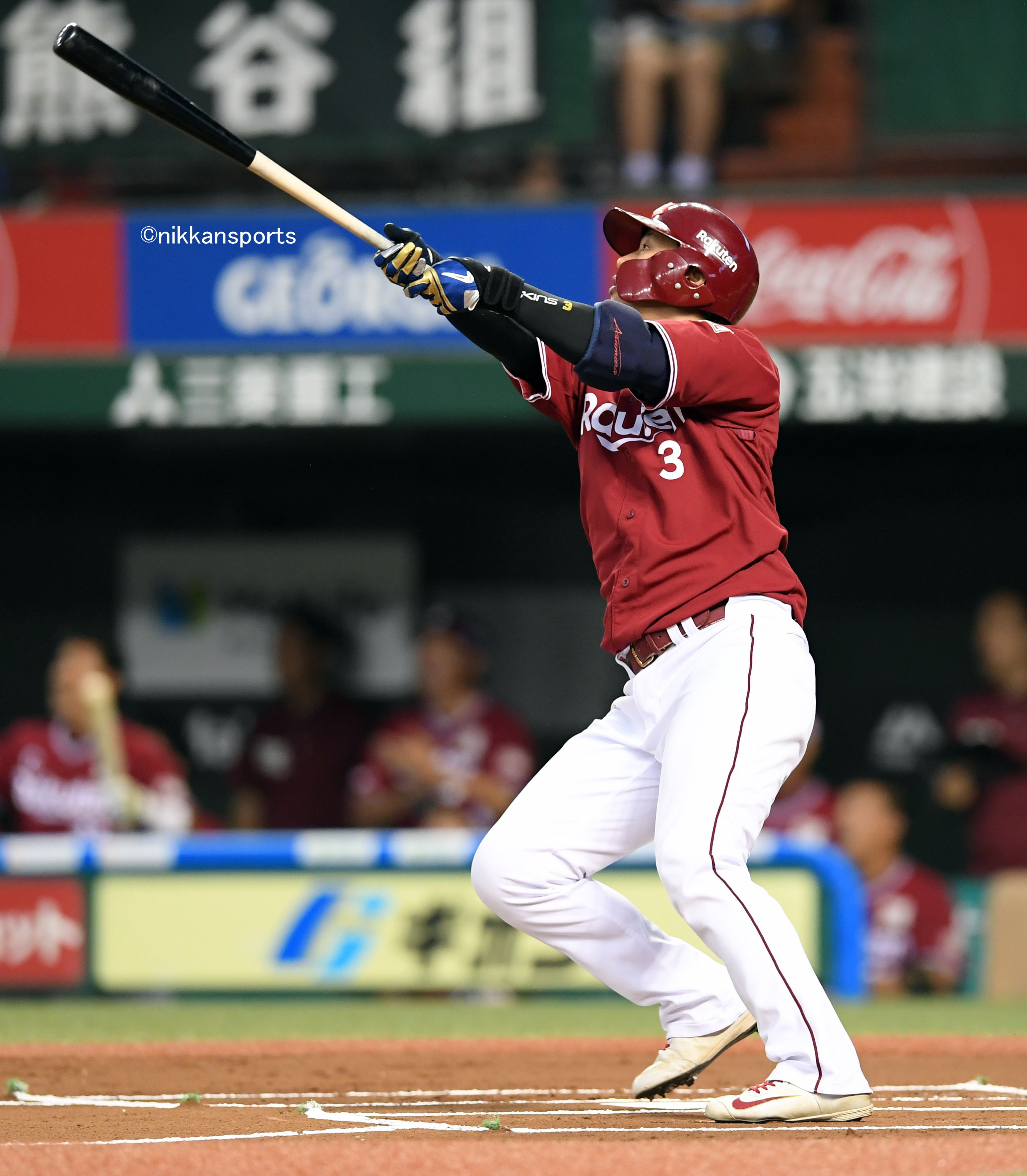 楽天イーグルス浅村栄斗選手バット（西武時）※ひび割れ有り。 楽天イーグルス浅村栄斗選手バット（西武時）※ひび割れ有り