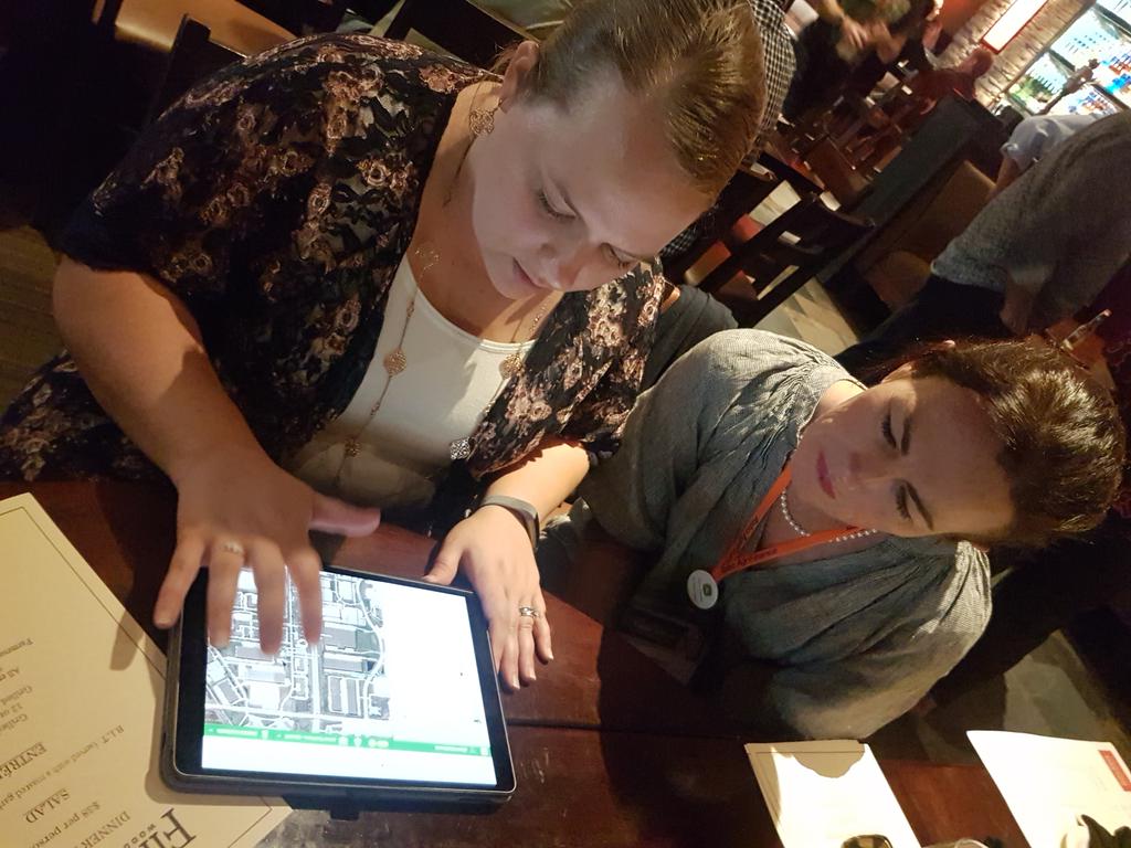 polanna1's tweet photo. Ladies getting the run down on JD Link and the John Deere Operation Centre. Amazing technology to increase efficiency, track acreage and assist in the recording of tractor maintenance &amp; management - just to mention a few! #RaboCottonTour #JohnDeere #JDLink @GeorgiaColley5 https://t.co/A2oFH7dvWr