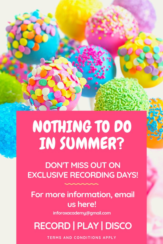 HAVE YOU BEEN BORED THIS SUMMER HOLIDAYS?!?

We have an awesome opportunity for you, where you can come to ROX and experience the life of a true Rockstar with all your friends!

Find out more by getting in touch at:

ouracademyrox.co.uk