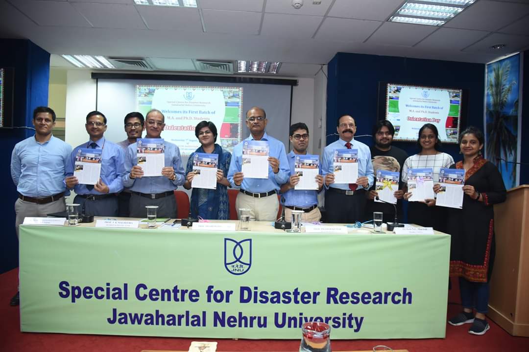 gaurikachugh's tweet image. #SCDR JNU releases its first newsletter. We are really grateful to hon'ble Vice-Chancellor of JNU, Lt. Gen Marwah Member NDMA and ED  NIDM for contributing to the first issue of our newsletter. @mamidala90 @SCDR74782291 @ndmaindia @icssr @nidm @KirenRijiju @amitawah