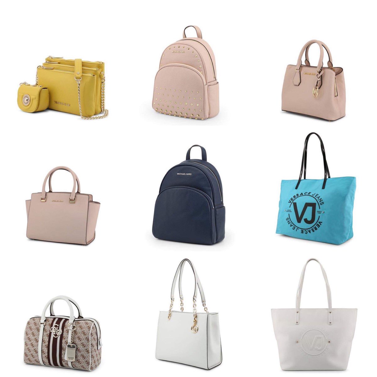 illi2610's tweet photo. Retour de certains modèles de sacs et portefeuilles qui n'étaient plus en stock 😊
Demandes un code promo, tu seras surpris du prix auquel tu peux l'avoir 😉
#FaModa #Guess #LoveMoschino #MichaelKors #VersaceJeans   #Shoppingonline #Shoppingdeluxe  #fashion #fashionstyle https://t.co/ovWCe2jJ29