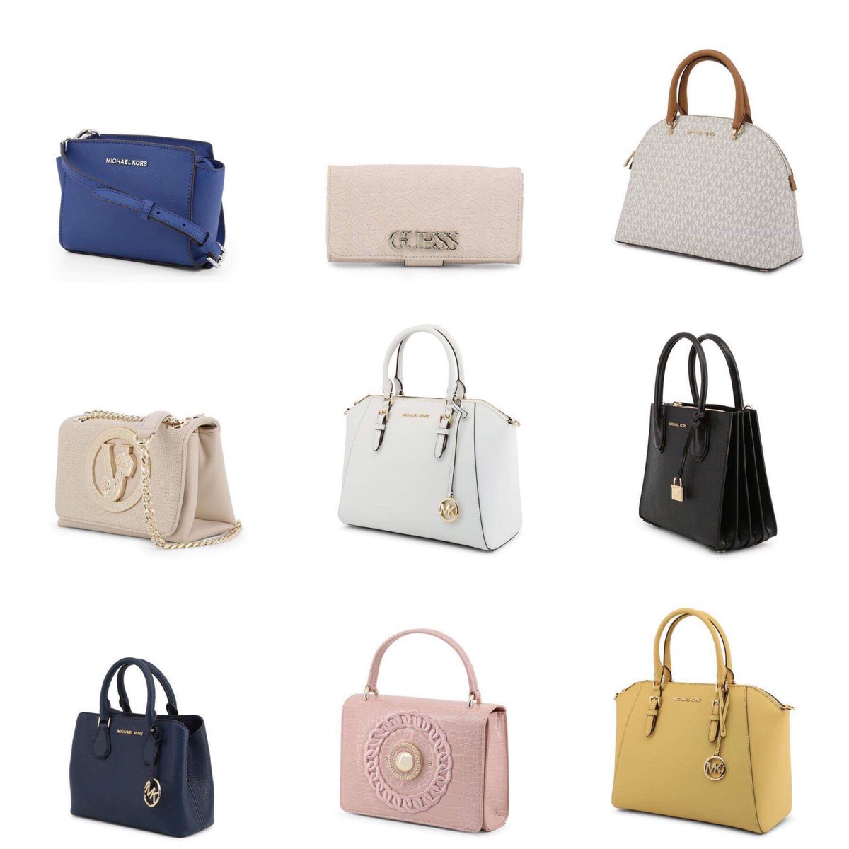 illi2610's tweet photo. Retour de certains modèles de sacs et portefeuilles qui n'étaient plus en stock 😊
Demandes un code promo, tu seras surpris du prix auquel tu peux l'avoir 😉
#FaModa #Guess #LoveMoschino #MichaelKors #VersaceJeans   #Shoppingonline #Shoppingdeluxe  #fashion #fashionstyle https://t.co/rusepJCl4b