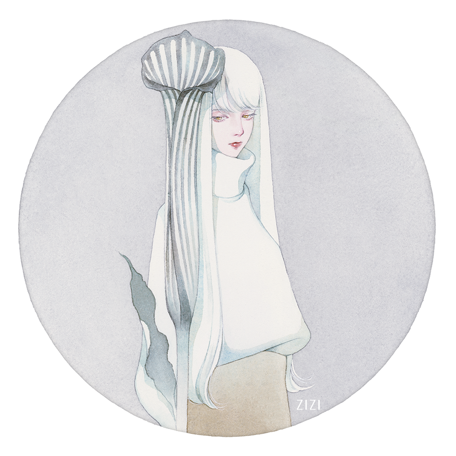 「花の日?
個展の時の丸枠シリーズを。
#花の日 」|ZIZI𓇬通販4/9までのイラスト