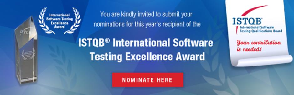ISTQBORG's tweet photo. It’s the final countdown – please nominate the person who you feel has contributed significantly to the advancement of software testing around the world! Nominate https://t.co/4a1mhjMHW3 #simplythebest #testinghero #excellence #testingtrailblazers #softwaretesting #testingaward https://t.co/TWLMXw81Aa