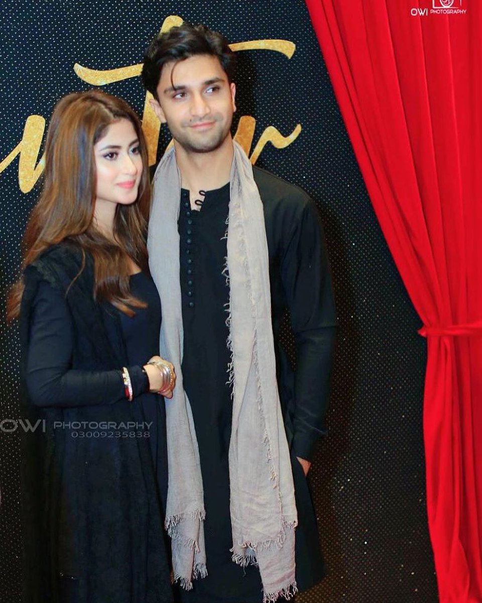 Firewhiskeyy's tweet photo. Sajal and Ahad's first appearance as an engaged couple deserves a thread of its own. I will start with the khoobsurat pictures ♡ https://t.co/4s9VNyMy2b