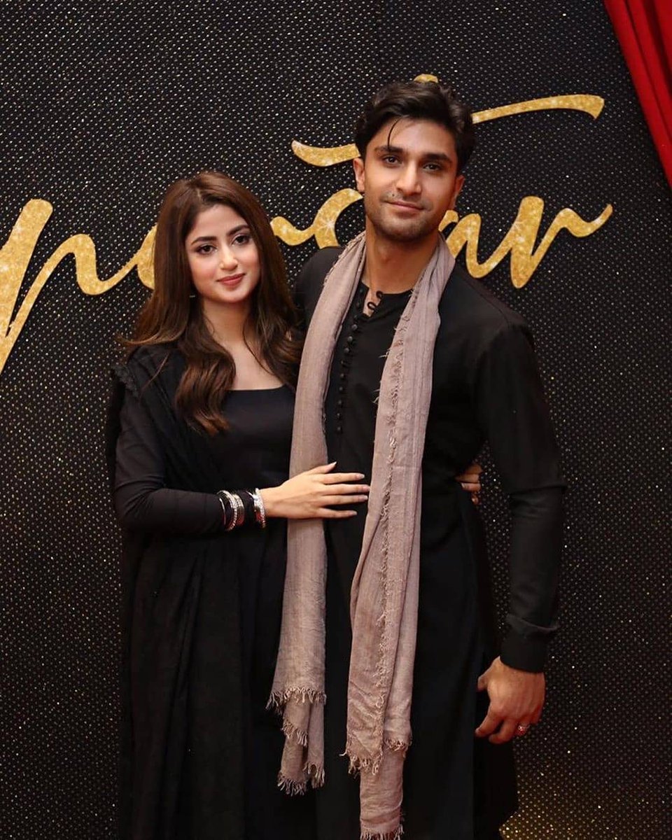 Firewhiskeyy's tweet photo. Sajal and Ahad's first appearance as an engaged couple deserves a thread of its own. I will start with the khoobsurat pictures ♡ https://t.co/4s9VNyMy2b