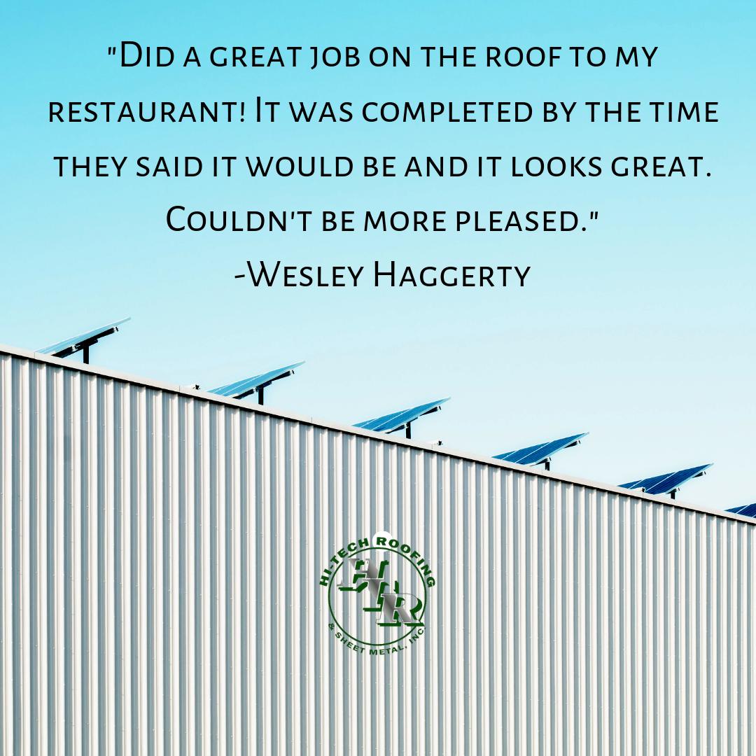 HiTechRoofingFL's tweet photo. We love sharing the great feedback from our happy clients!

#CustomerAppreciation #HTRoofing https://t.co/f0wJJECMWA