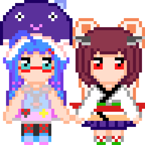 Nomaly 創作休止中 ドット絵部お邪魔します Voiceroidドット絵部 ウナきり ウナート