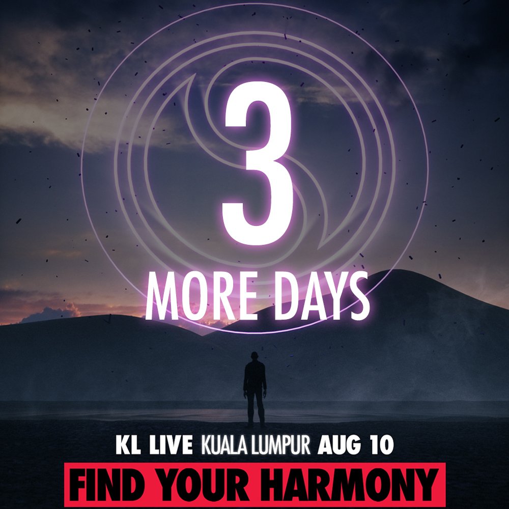 Just 3 MORE DAYS to Andrew Rayel's Find Your Harmony - don't miss out on this epic night, get your tickets now at futuresoundasia.com!

#LiveYourMusic